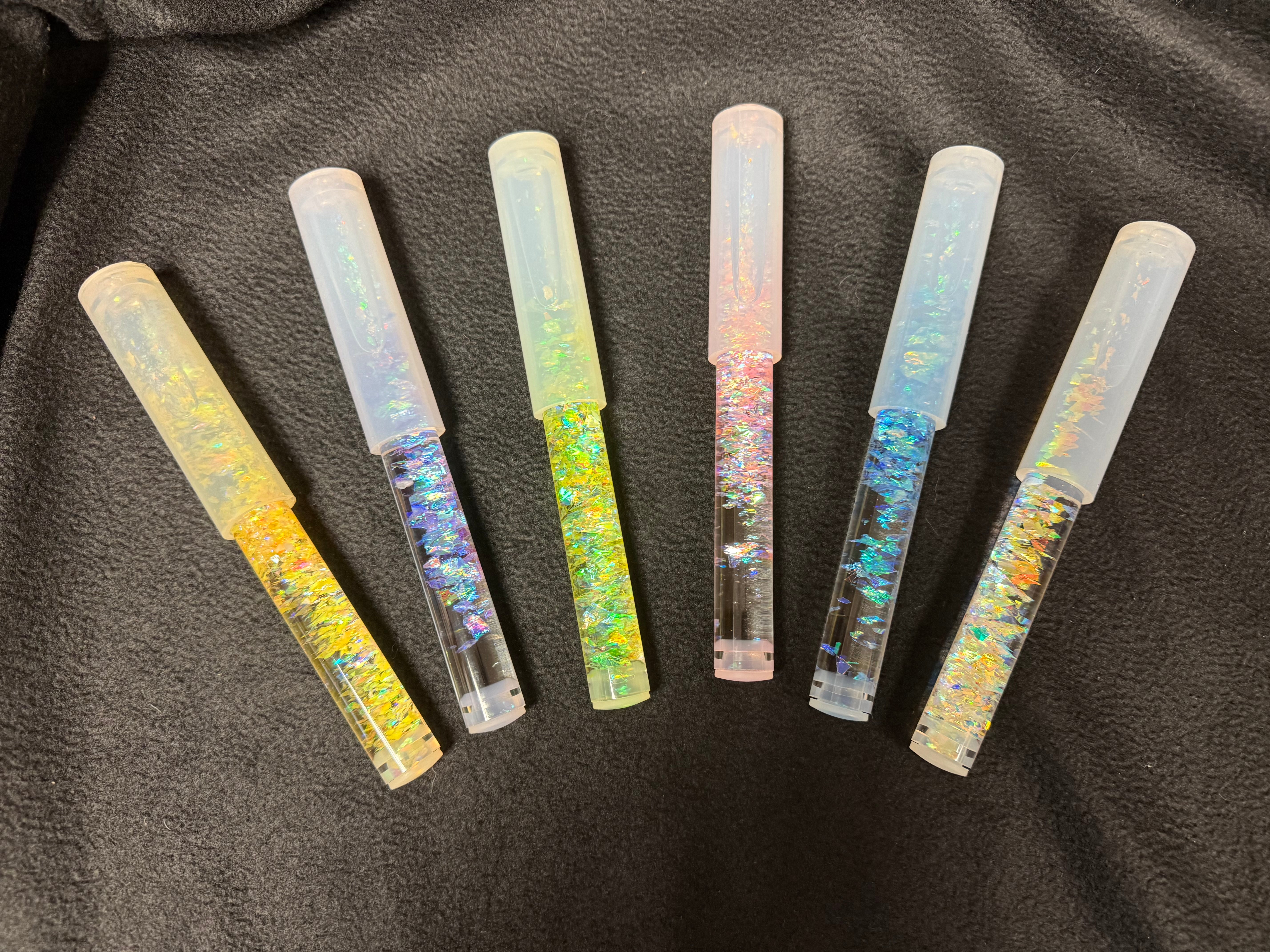 Lava Lamp Glitter Wands
