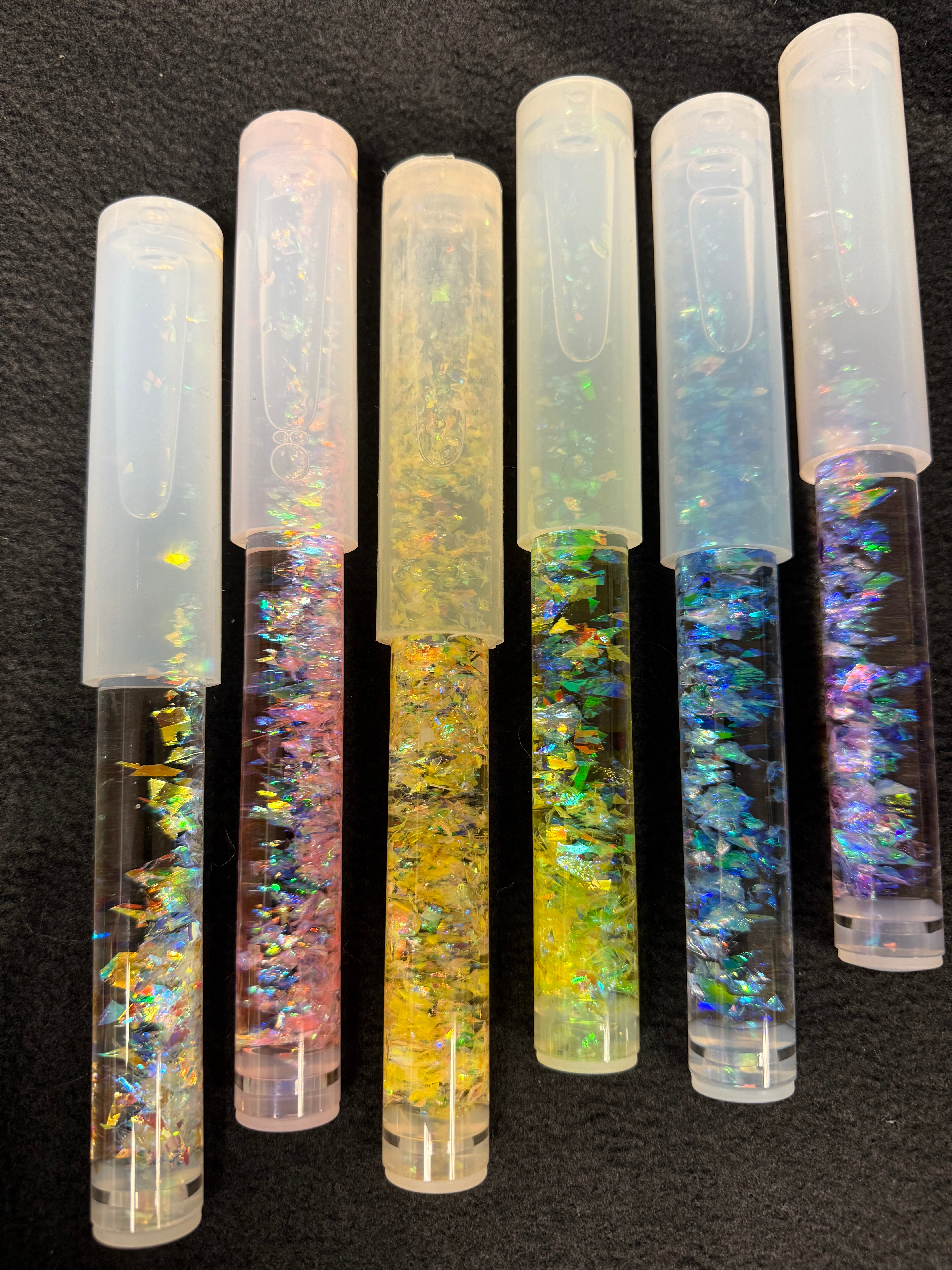 Lava Lamp Glitter Wands