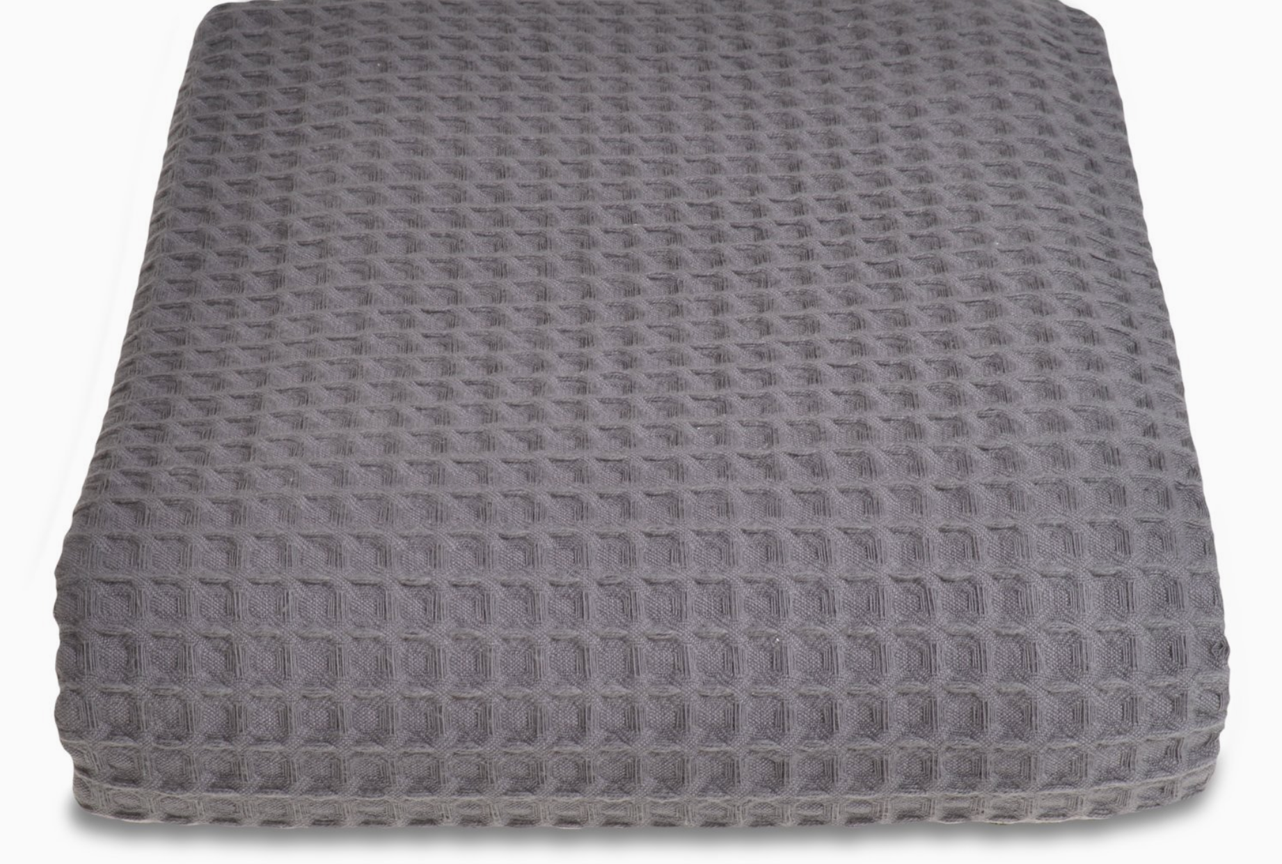 Cotton Waffle Throw for Couch and Instruments