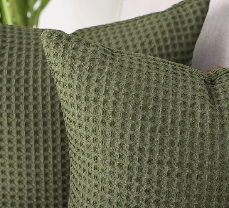 Cotton Waffle Cushion Covers